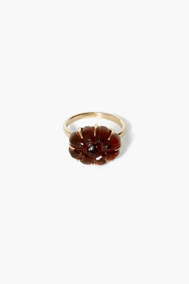 14k Dahlia Ring Cognac Women Chan Luu 14k Fine