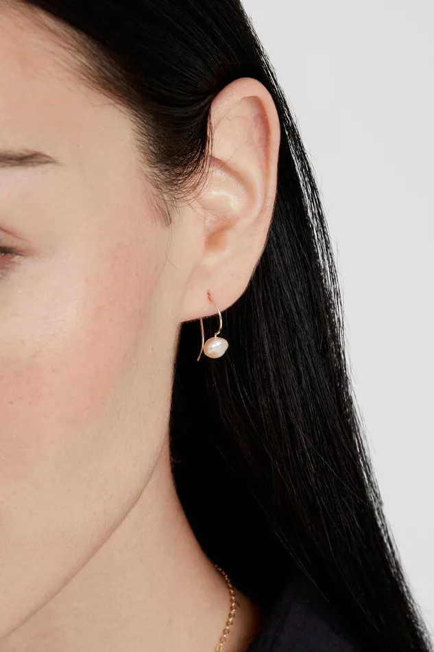 14k Petite Keshi Pearl Earrings Women Chan Luu Earrings