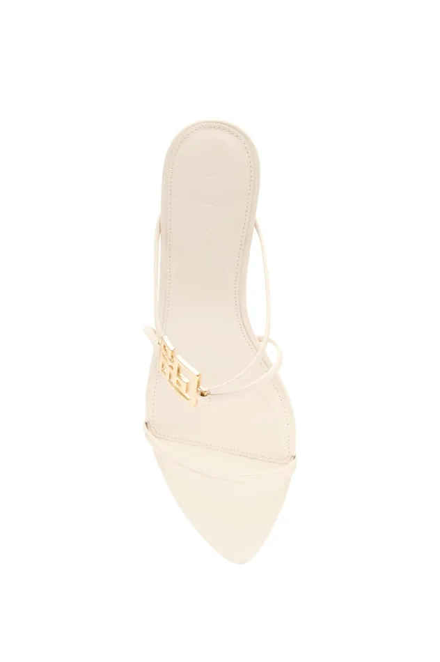 Acacia Strappy Mule Ivory Women Aje Shoes