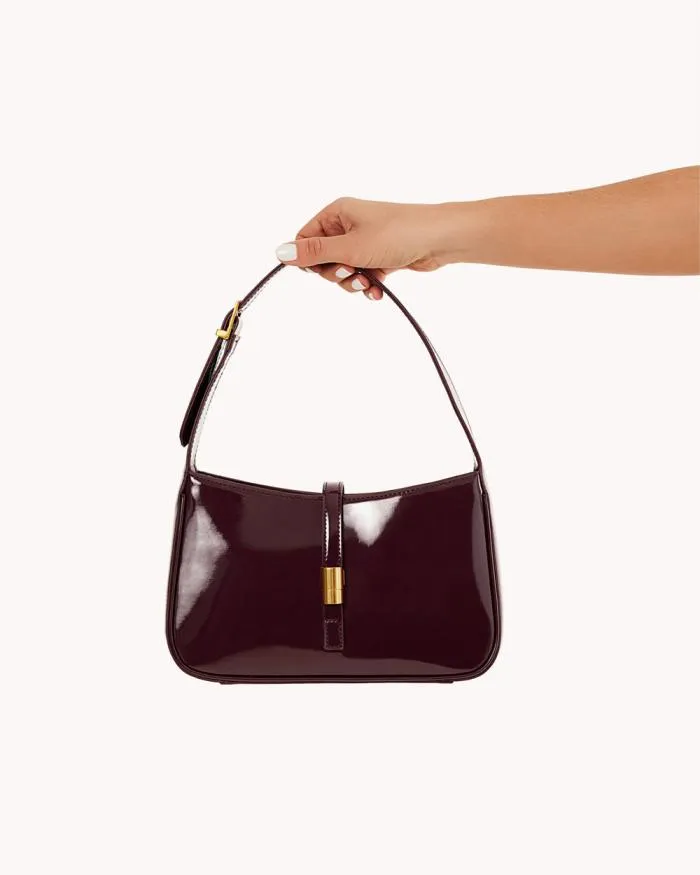 Accessories Billini Bags CLARA SHOULDER BAG WINE PATENT