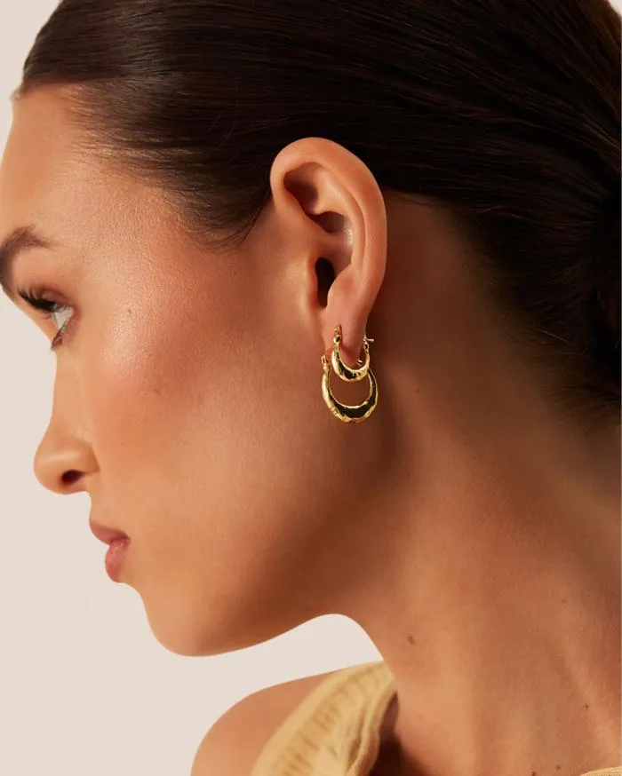 Accessories Billini Jewellery ADA EARRING 3 PACK GOLD PLATED 18K
