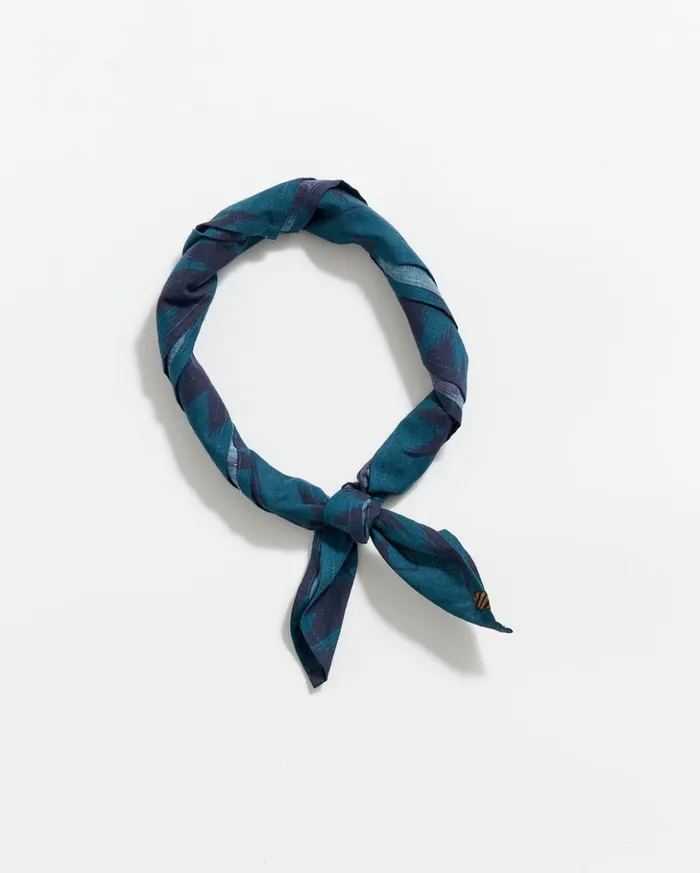 Accessories Men Billy Reid Barn Quilt Bandana Blue