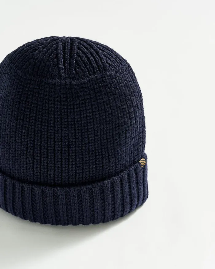 Accessories Men Billy Reid Wool Ribbon Beanie Navy