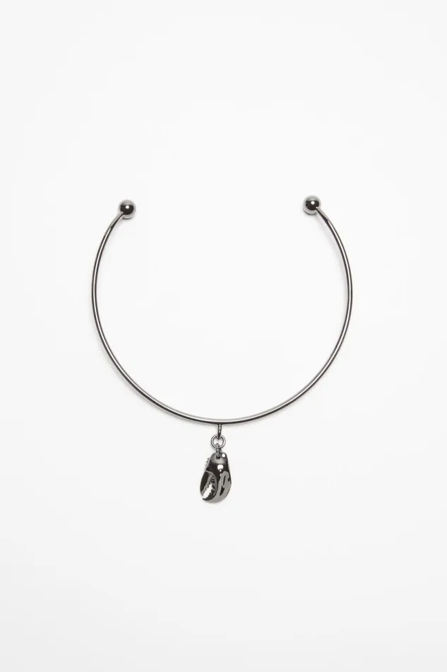 Acne Studios Charm Necklace Black Women Jewellery