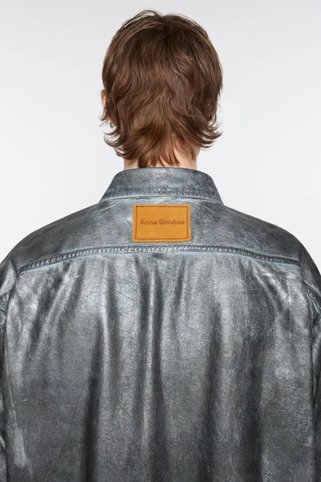Acne Studios Denim Shirt 8211 Relaxed Fit Silverblue Men Shirts Acne Studios Denim Shirt 8211 Relaxed Fit Silverblue Men Shirts
