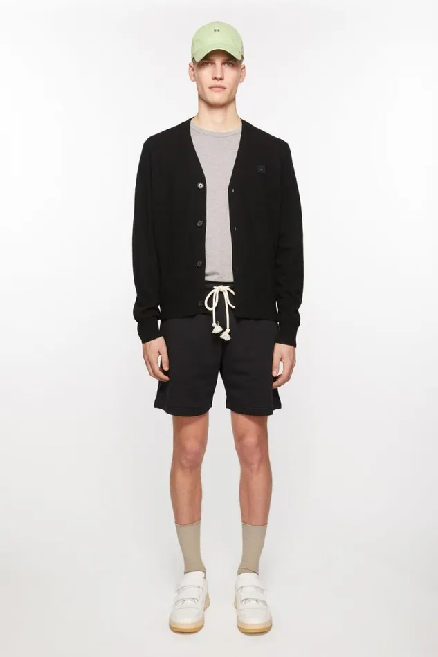 Acne Studios Fleece Shorts Black Women Shorts