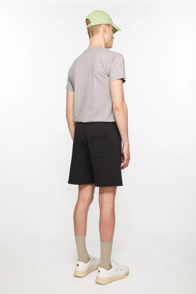 Acne Studios Fleece Shorts Black Women Shorts Acne Studios Fleece Shorts Black Women Shorts