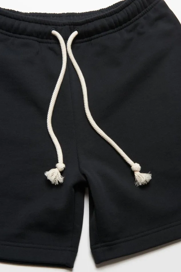 Acne Studios Fleece Shorts Black Women Shorts Acne Studios Fleece Shorts Black Women Shorts