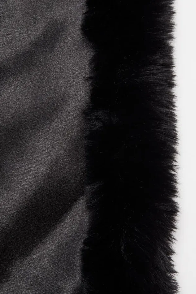 Acne Studios Furry Scarf Black Women Scarves Acne Studios Furry Scarf Black Women Scarves