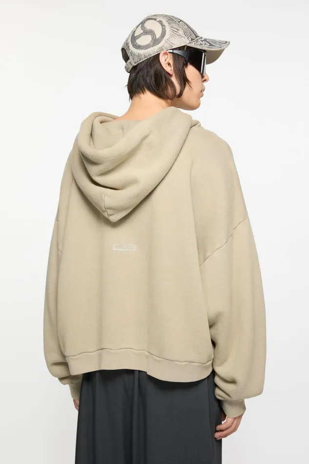 Acne Studios Hooded Sweater Concrete Grey Women Sweatshirts Acne Studios Hooded Sweater Concrete Grey Women Sweatshirts