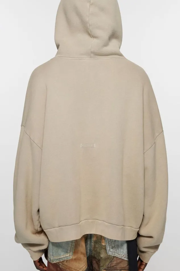 Acne Studios Hooded Sweater Concrete Grey Women Sweatshirts Acne Studios Hooded Sweater Concrete Grey Women Sweatshirts