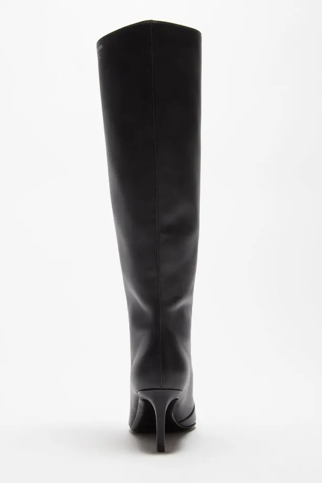 Acne Studios Leather Boots Black Women Shoes