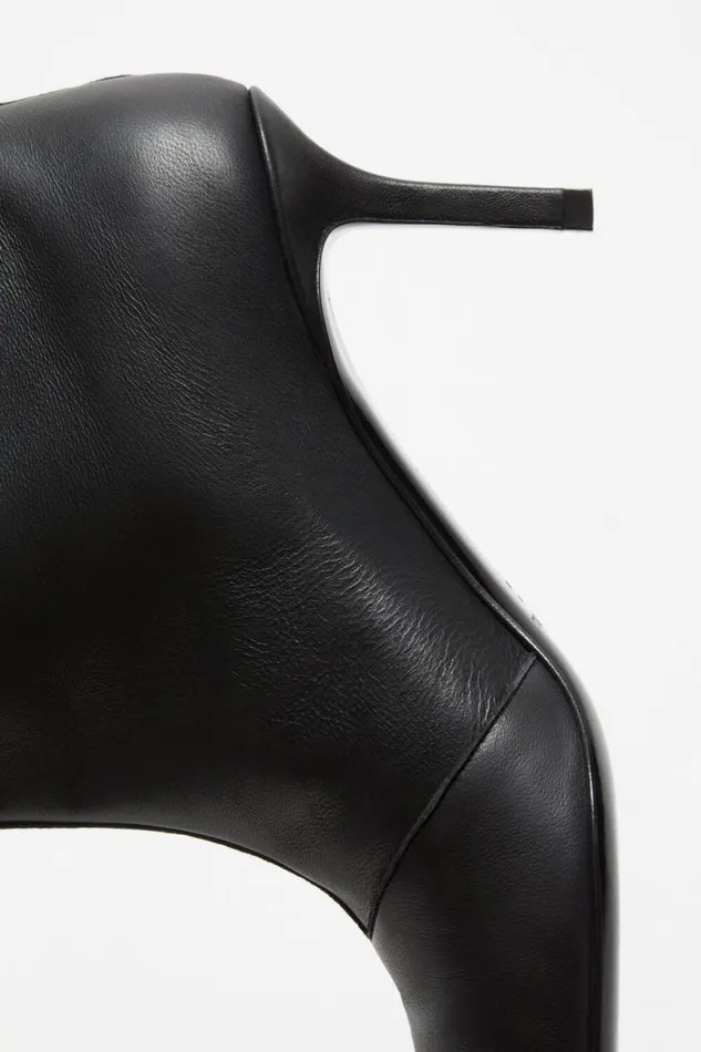 Acne Studios Leather Boots Black Women Shoes