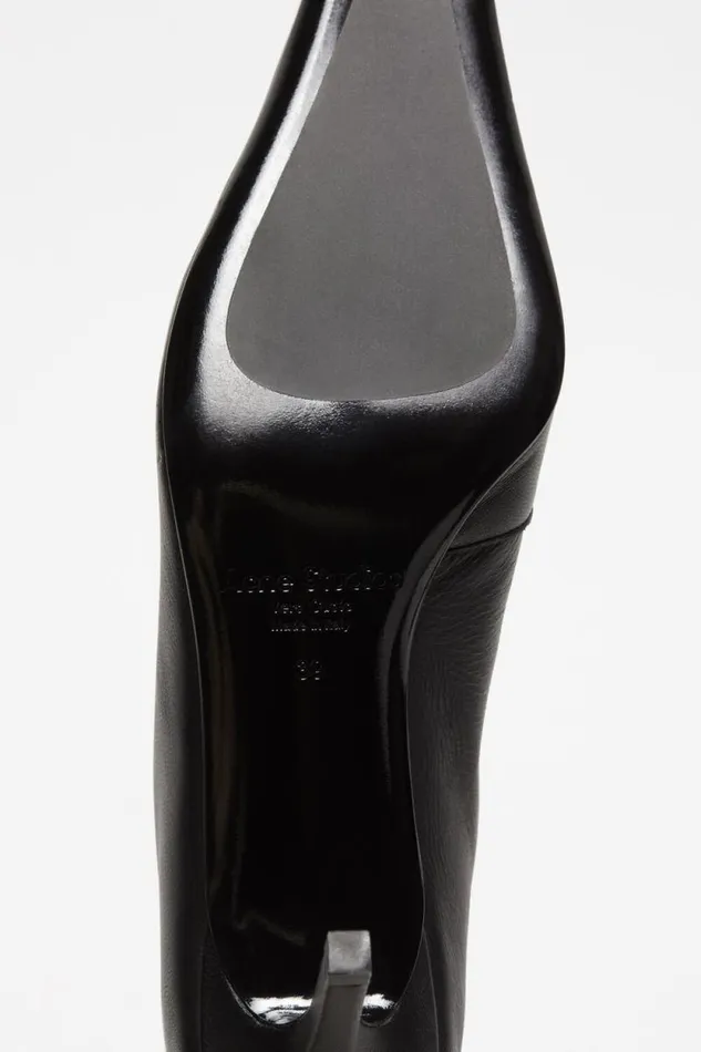 Acne Studios Leather Boots Black Women Shoes