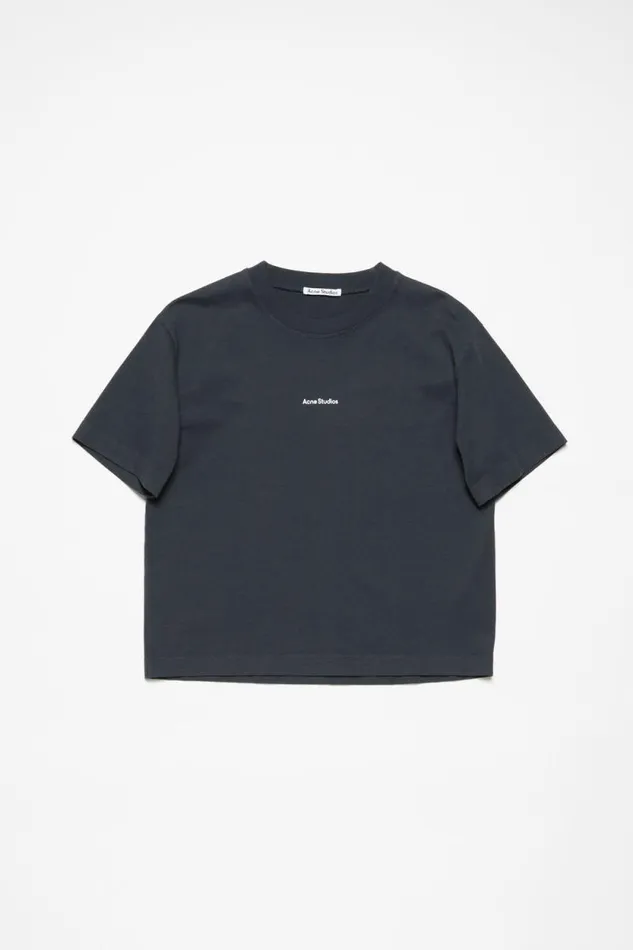 Acne Studios Logo Tshirt Black Women Tshirts Acne Studios Logo Tshirt Black Women Tshirts