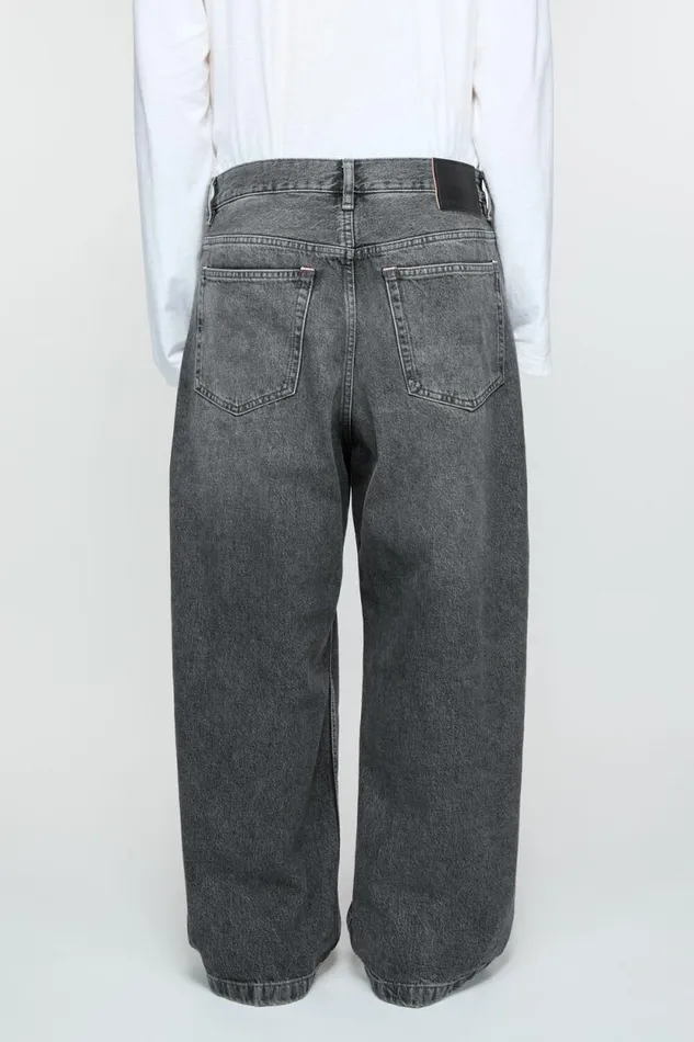 Acne Studios Loose Fit Jeans 8211 1989 Black Men Jeans