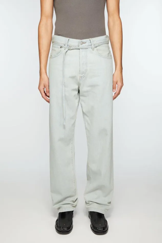 Acne Studios Loose Fit Jeans 8211 1991 Toj Light Blue Men Jeans