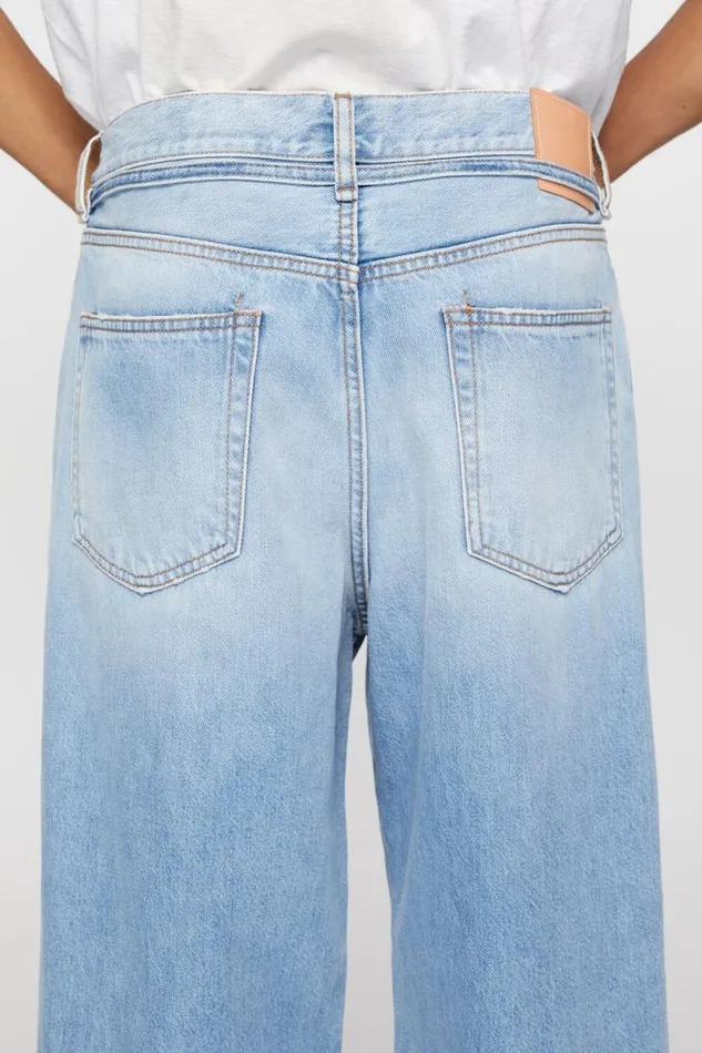 Acne Studios Loose Fit Jeans 8211 1991 Toj Light Blue Women Jeans