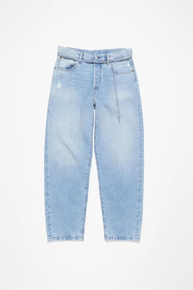 Acne Studios Loose Fit Jeans 8211 1991 Toj Light Blue Women Jeans