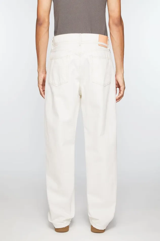 Acne Studios Loose Fit Jeans 8211 1991 Toj Off White Men Jeans Acne Studios Loose Fit Jeans 8211 1991 Toj Off White Men Jeans