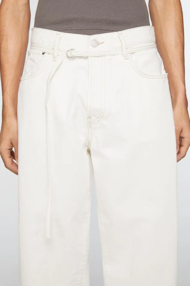 Acne Studios Loose Fit Jeans 8211 1991 Toj Off White Men Jeans Acne Studios Loose Fit Jeans 8211 1991 Toj Off White Men Jeans