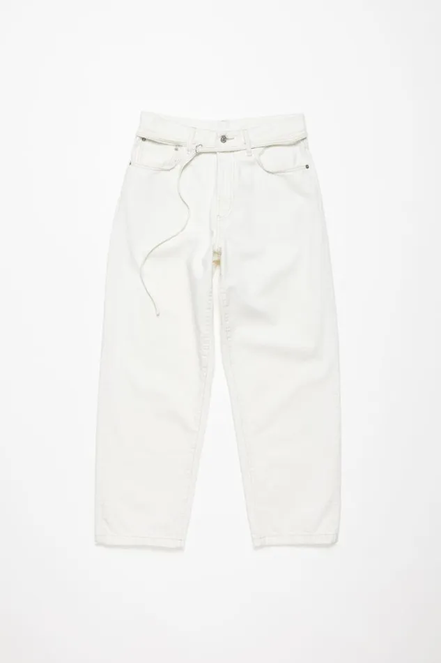 Acne Studios Loose Fit Jeans 8211 1991 Toj Off White Men Jeans Acne Studios Loose Fit Jeans 8211 1991 Toj Off White Men Jeans