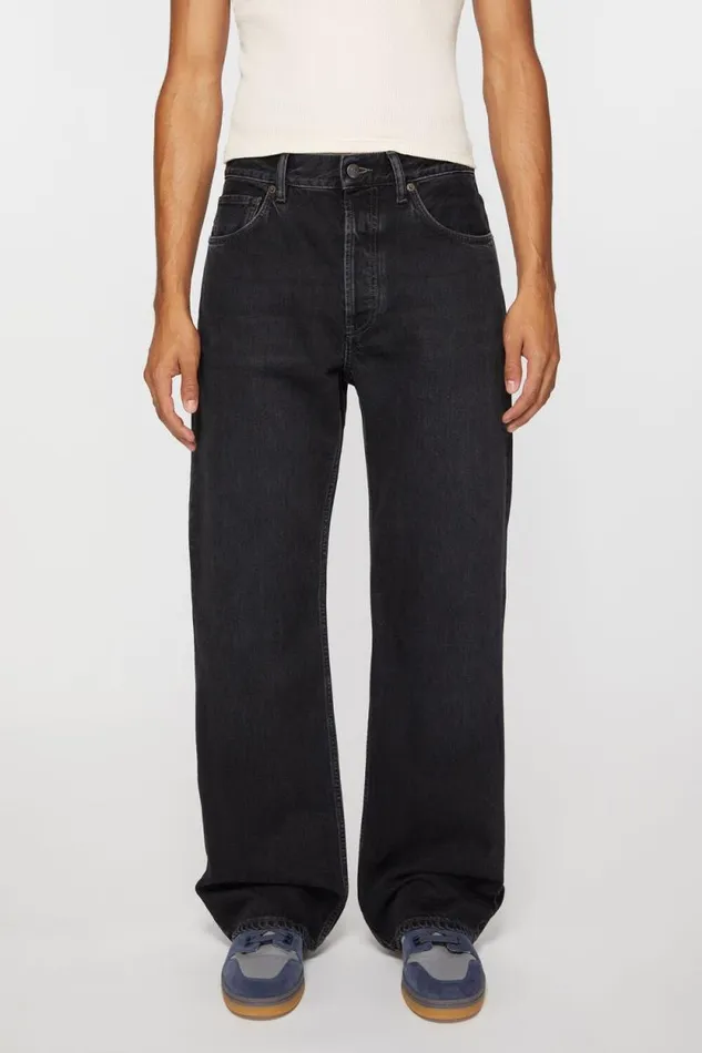 Acne Studios Loose Fit Jeans 8211 2021M Black Men Jeans