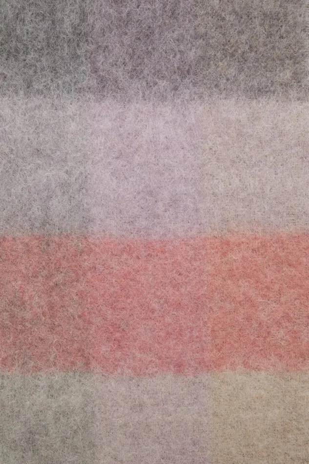 Acne Studios Mohair Checked Scarf Fuchsialilacpink Men Scarves