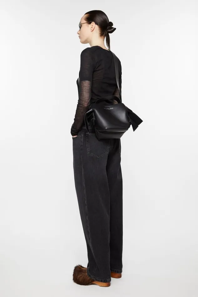 Acne Studios Musubi Mini Shoulder Bag Black Men Bags