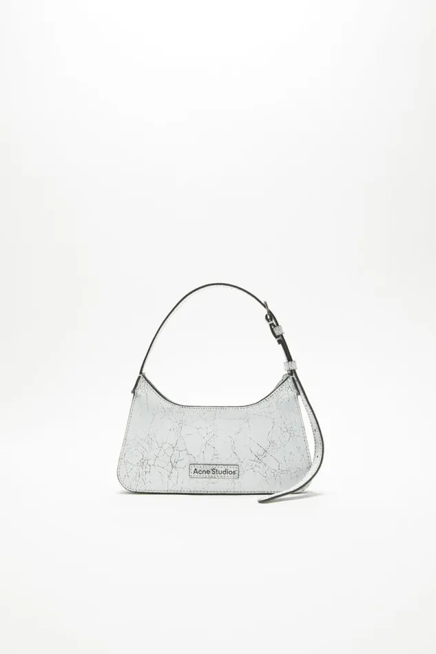 Acne Studios Platt Micro Shoulder Bag White Women Bags