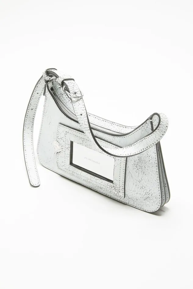 Acne Studios Platt Micro Shoulder Bag White Women Bags Acne Studios Platt Micro Shoulder Bag White Women Bags