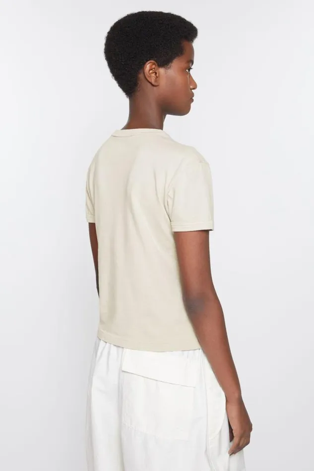 Acne Studios Printed Tshirt 8211 Fitted Fit Faded Grey Women Tshirts
