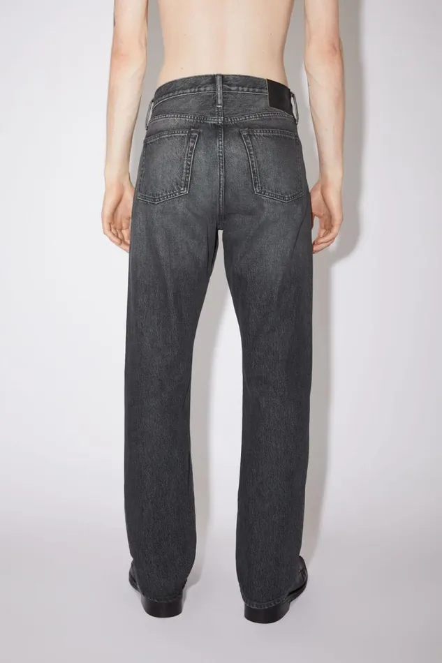 Acne Studios Regular Fit Jeans 1996 Black Men Jeans Acne Studios Regular Fit Jeans 1996 Black Men Jeans