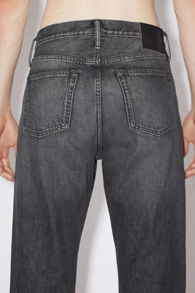 Acne Studios Regular Fit Jeans 1996 Black Men Jeans Acne Studios Regular Fit Jeans 1996 Black Men Jeans