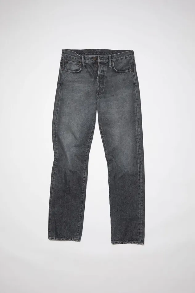 Acne Studios Regular Fit Jeans 1996 Black Men Jeans Acne Studios Regular Fit Jeans 1996 Black Men Jeans