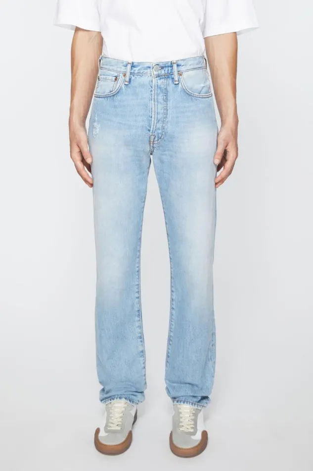 Acne Studios Regular Fit Jeans 1996 Light Blue Men Jeans