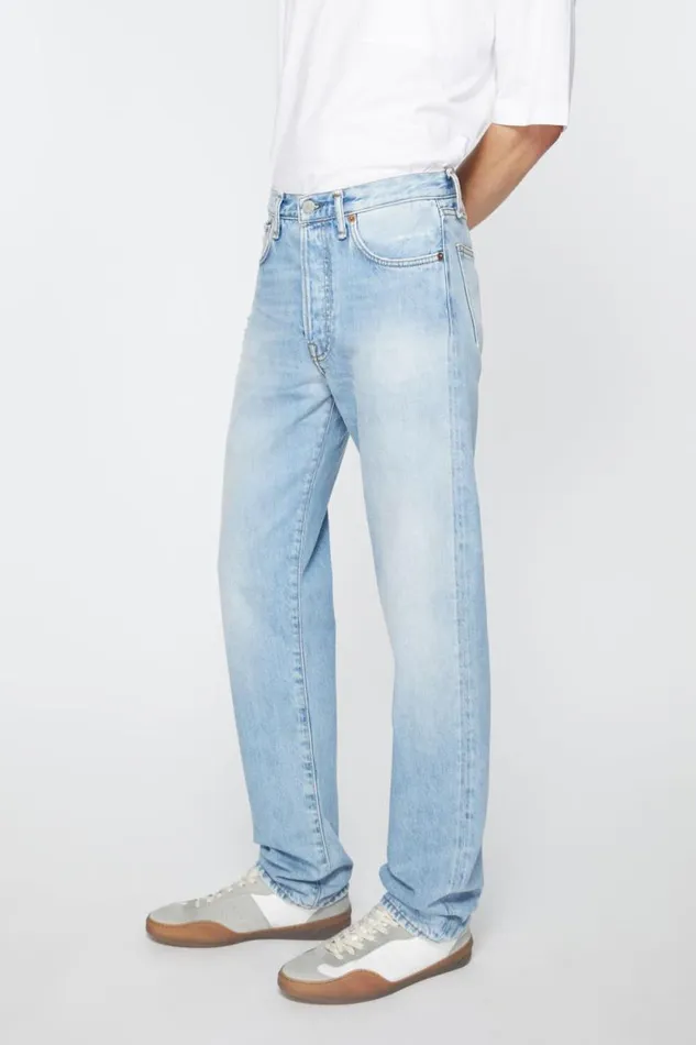 Acne Studios Regular Fit Jeans 1996 Light Blue Men Jeans