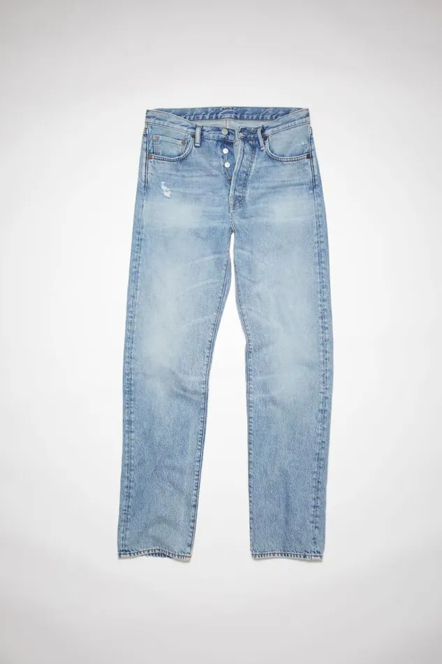 Acne Studios Regular Fit Jeans 1996 Light Blue Men Jeans