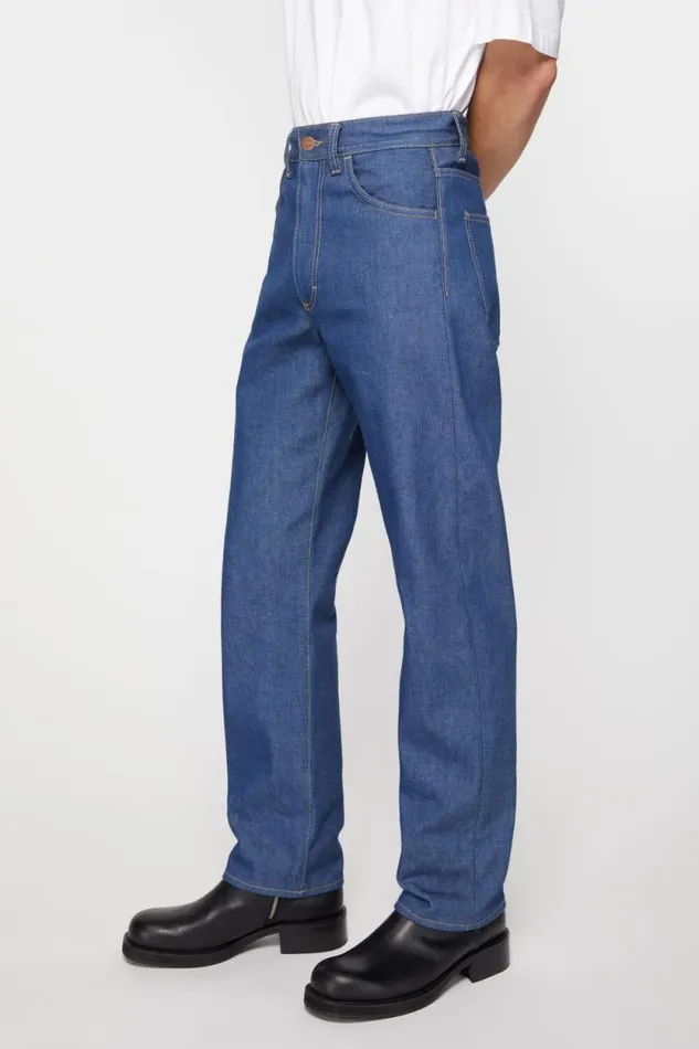 Acne Studios Regular Fit Jeans 8211 1950 Pale Indigo Men Jeans Acne Studios Regular Fit Jeans 8211 1950 Pale Indigo Men Jeans