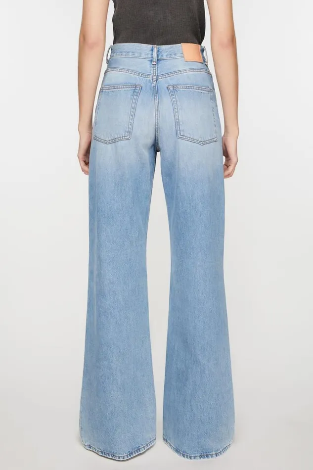 Acne Studios Relaxed Fit Jeans 8211 2022F Light Blue Women Jeans
