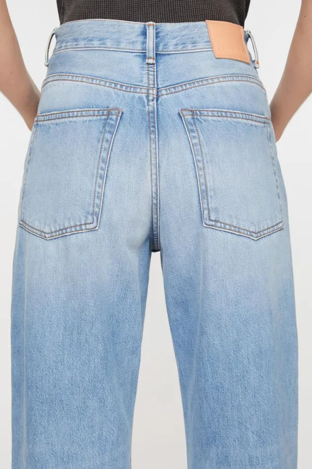 Acne Studios Relaxed Fit Jeans 8211 2022F Light Blue Women Jeans