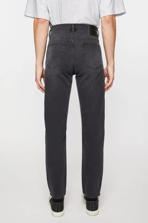 Acne Studios Slim Fit Jeans 8211 River Used Black Men Jeans Acne Studios Slim Fit Jeans 8211 River Used Black Men Jeans
