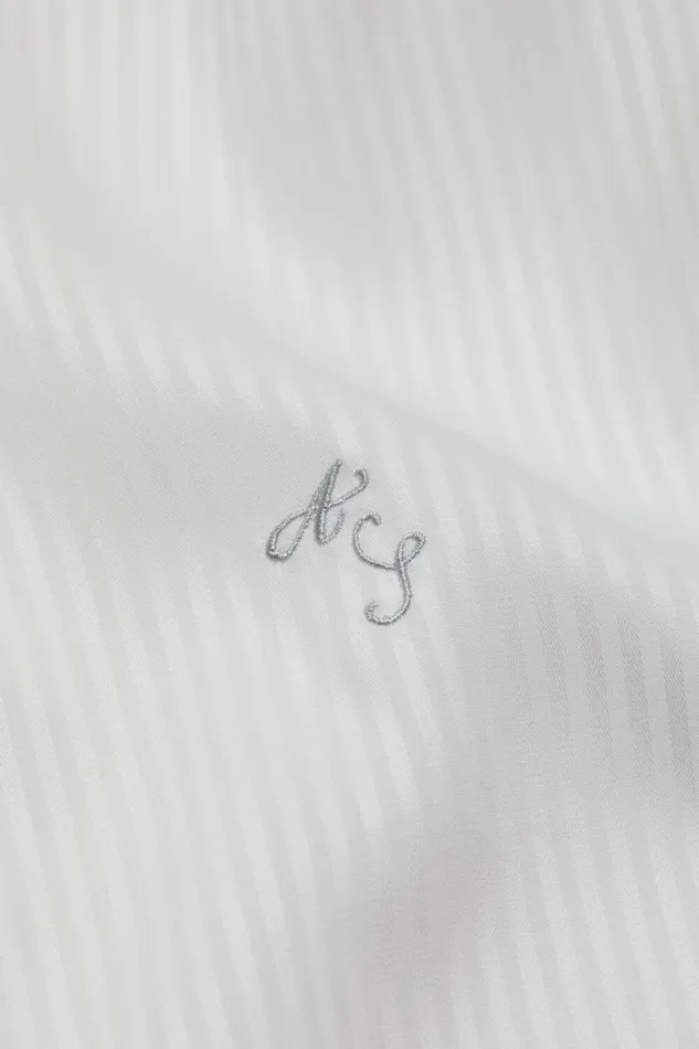 Acne Studios Stripe Buttonup Shirt White Men Shirts