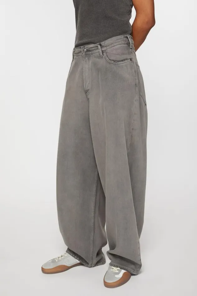 Acne Studios Super Baggy Fit Jeans 8211 2023M Anthracite Grey Men Jeans Acne Studios Super Baggy Fit Jeans 8211 2023M Anthracite Grey Men Jeans