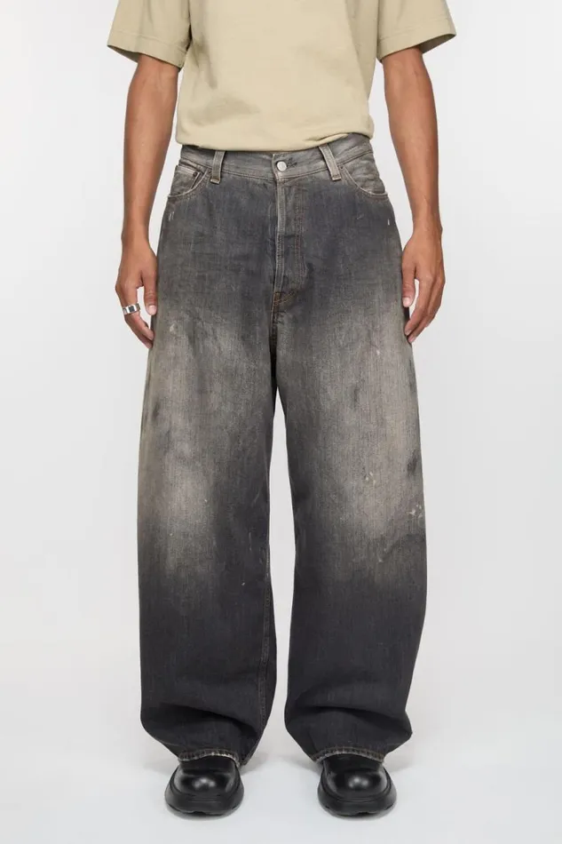 Acne Studios Super Baggy Fit Jeans 8211 2023M Black Men Jeans