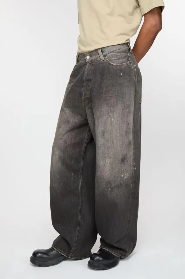 Acne Studios Super Baggy Fit Jeans 8211 2023M Black Men Jeans