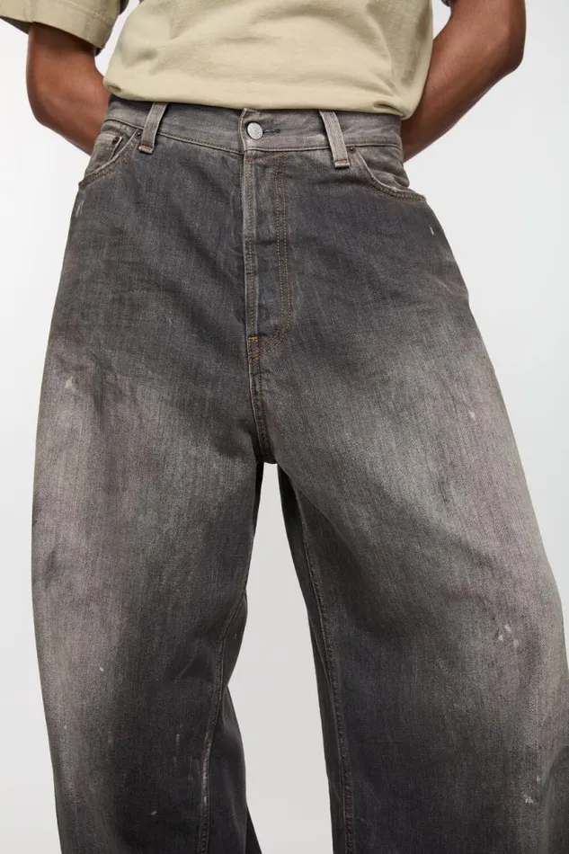 Acne Studios Super Baggy Fit Jeans 8211 2023M Black Men Jeans