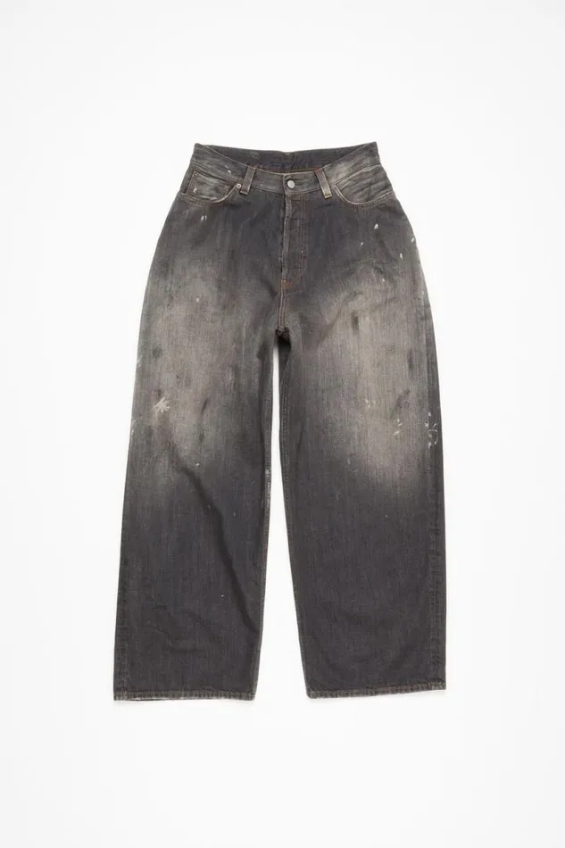 Acne Studios Super Baggy Fit Jeans 8211 2023M Black Men Jeans