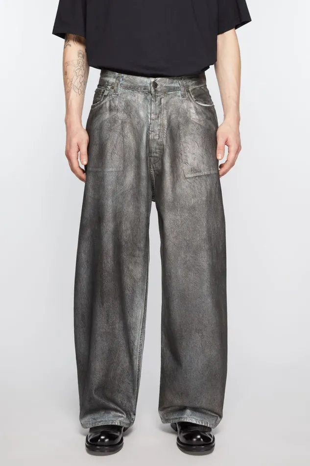 Acne Studios Super Baggy Fit Jeans 8211 2023M Silverblue Men Jeans