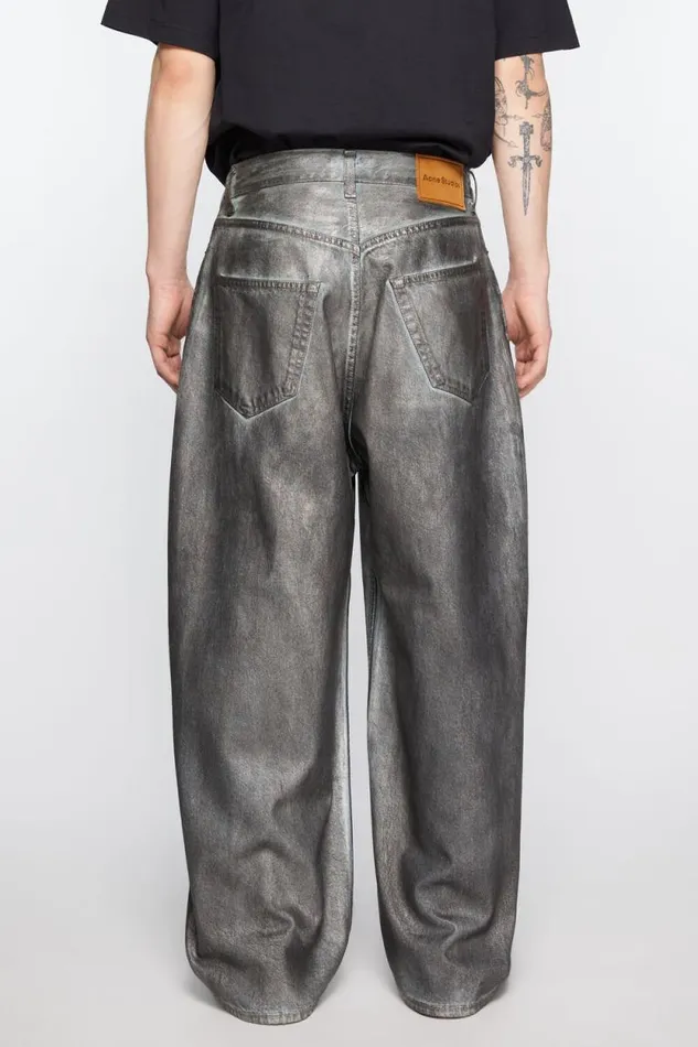 Acne Studios Super Baggy Fit Jeans 8211 2023M Silverblue Women Jeans Acne Studios Super Baggy Fit Jeans 8211 2023M Silverblue Women Jeans